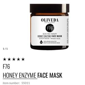 F76 Oliveda Honey Enzyme Face Mask